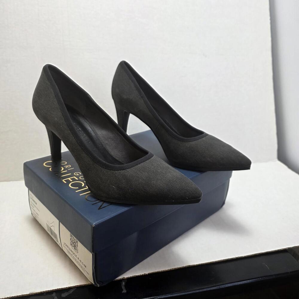Lori Goldstein Collection Yarrow Heeled Classic Pump Black Women's Size 8.5